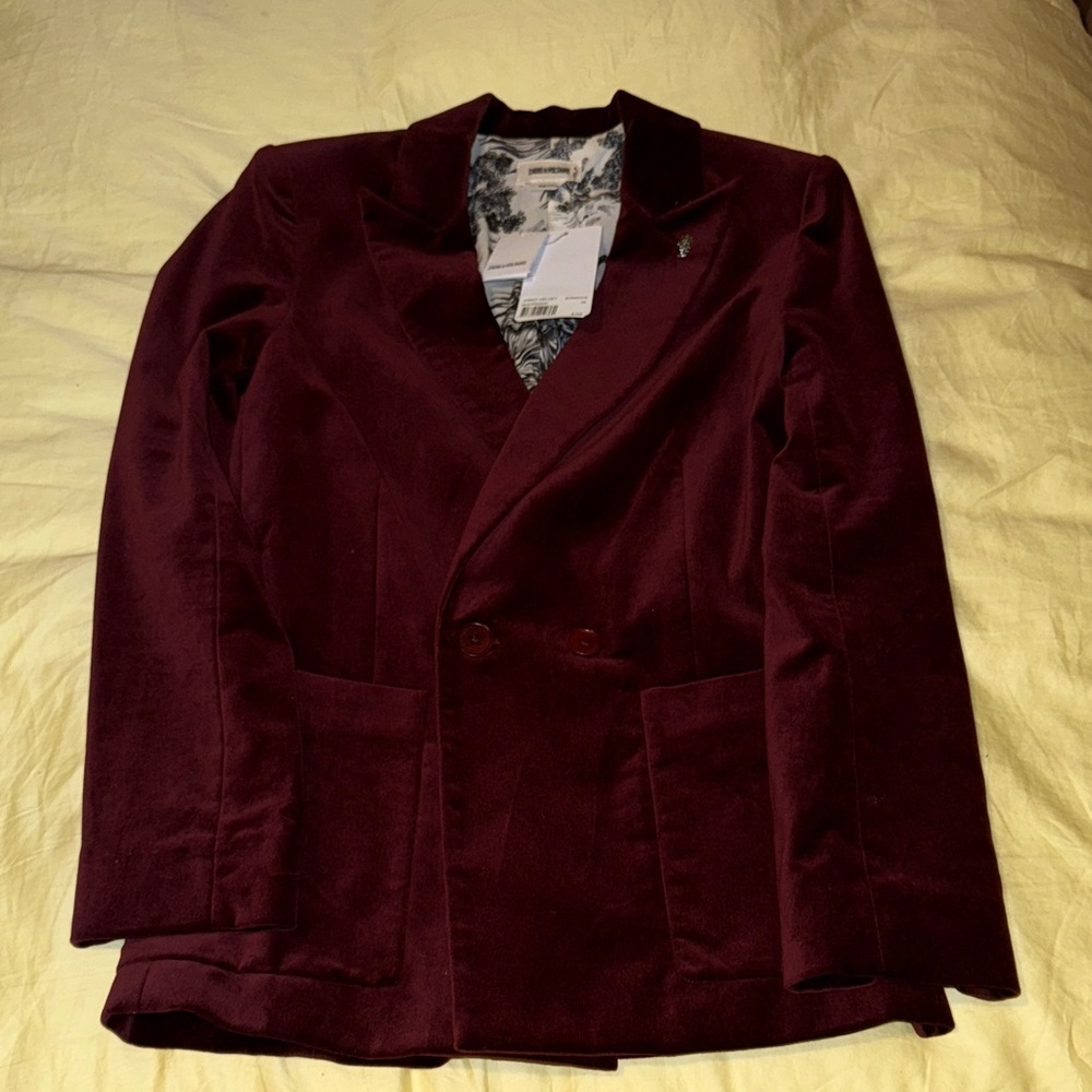 Zadig & Voltaire Visko Velvet Blazer